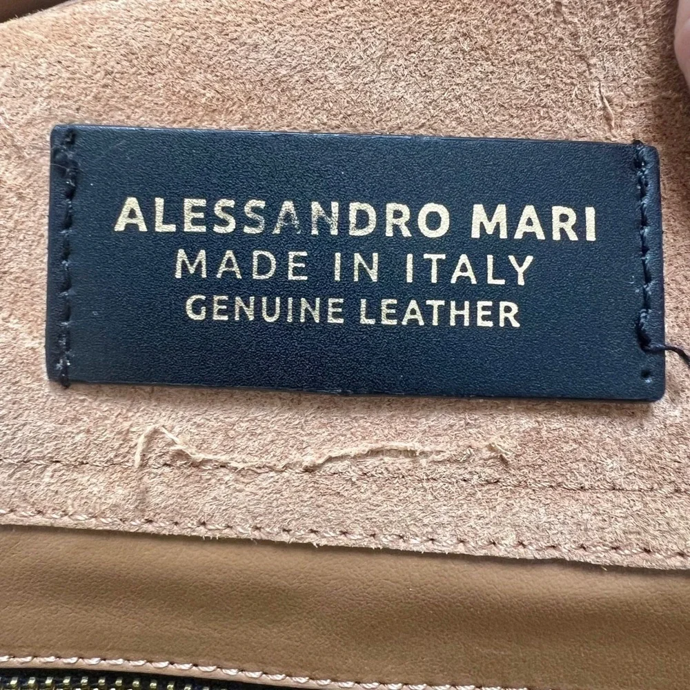 Classic Tan Leather Tote Bag
